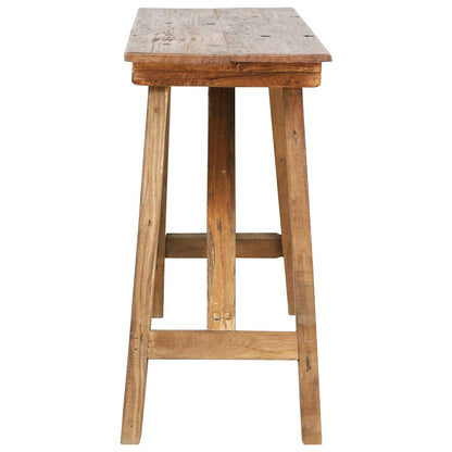 vidaXL Console Table 130x40x80 cm Mixed Recycled Wood