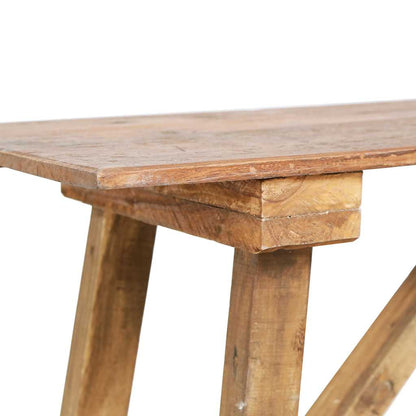 vidaXL Console Table 130x40x80 cm Mixed Recycled Wood