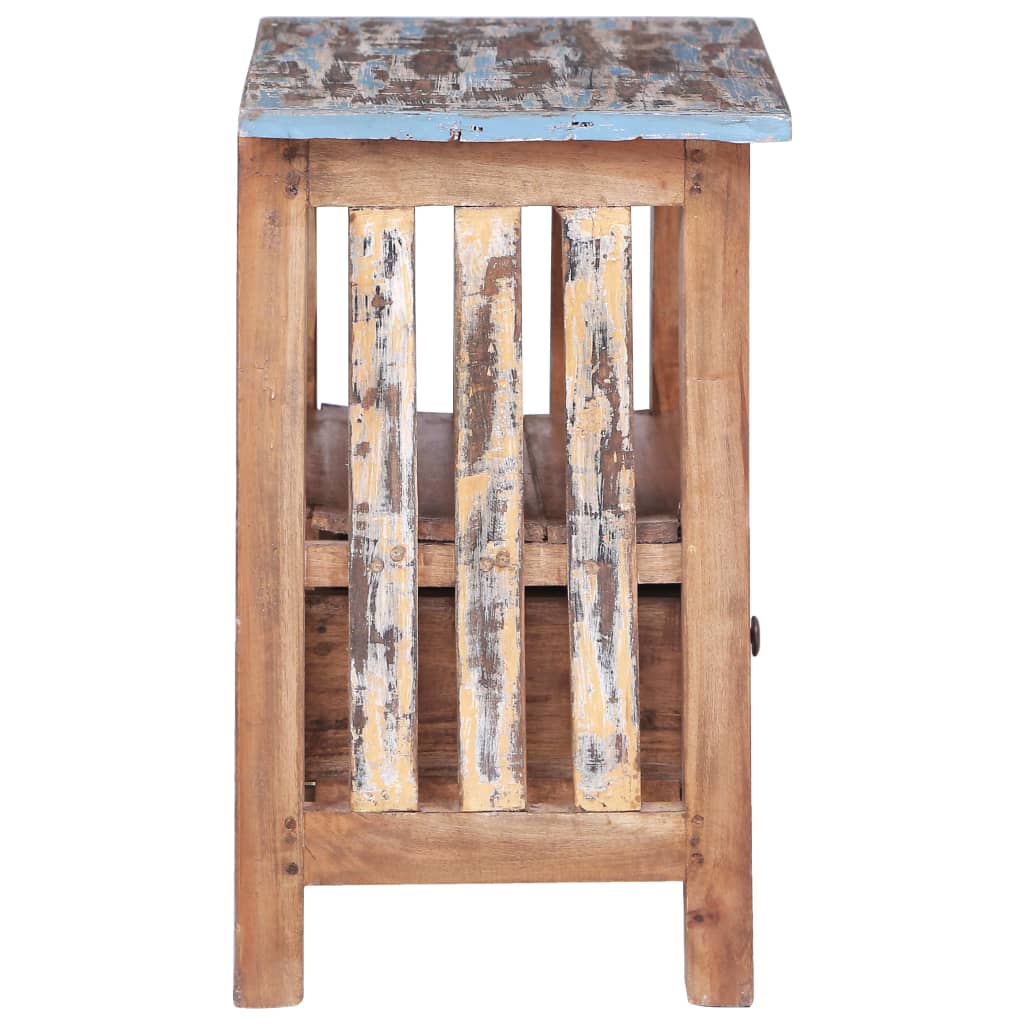 vidaXL Bedside Cabinet 41x30x50 cm Solid Mahogany Wood