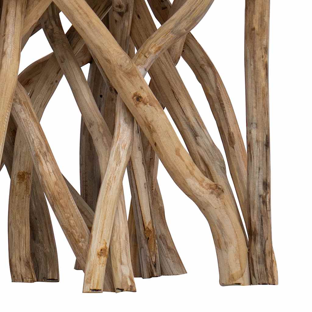 vidaXL Log Coffee Table 40x40x40 cm Mixed Recycled Wood