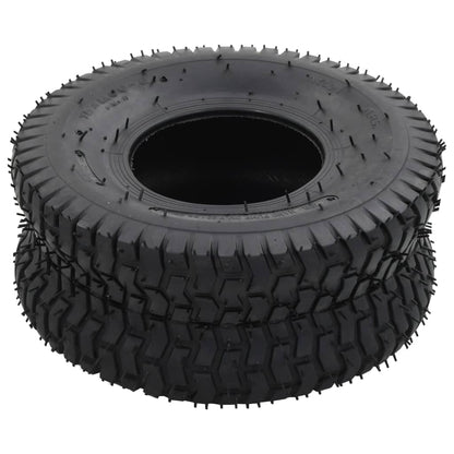 vidaXL Wheelbarrow Tyres 2 pcs 15x6.00-6 4PR Rubber