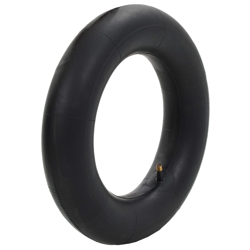 vidaXL Inner Tube | Black | Rubber | Fits sizes 3.50-8/16x4/4.00-8/400x100