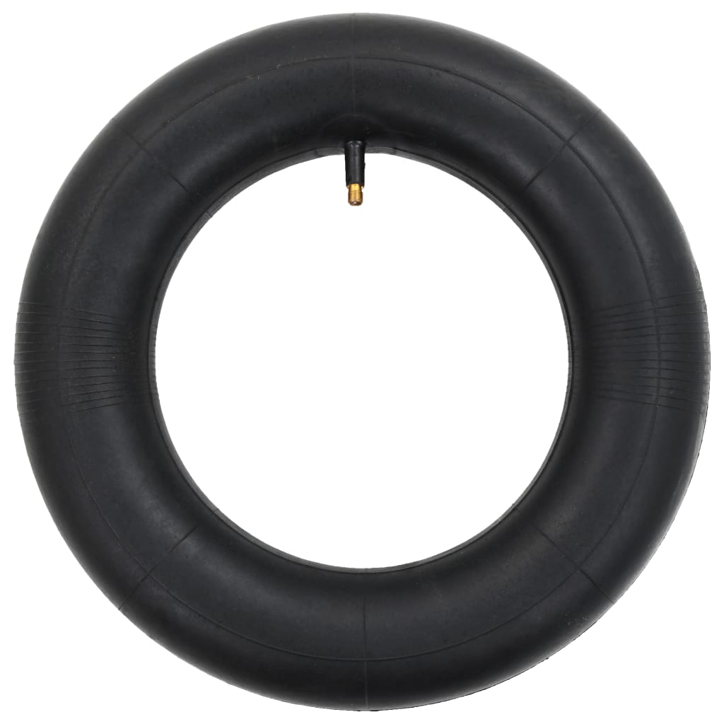 vidaXL Inner Tube | Black | Rubber | Fits sizes 3.50-8/16x4/4.00-8/400x100