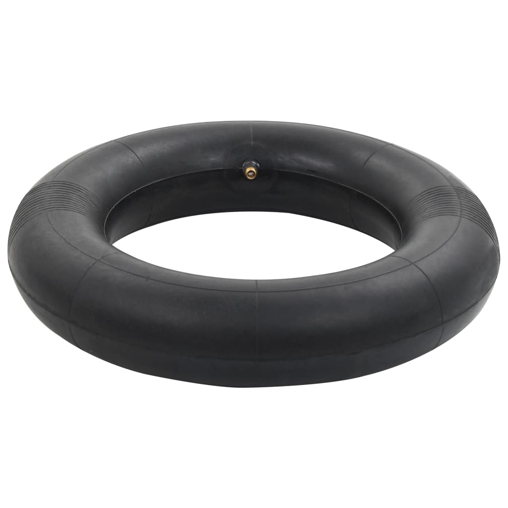 vidaXL Inner Tube | Black | Rubber | Fits sizes 3.50-8/16x4/4.00-8/400x100