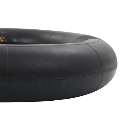 vidaXL Inner Tube | Black | Rubber | Fits sizes 3.50-8/16x4/4.00-8/400x100