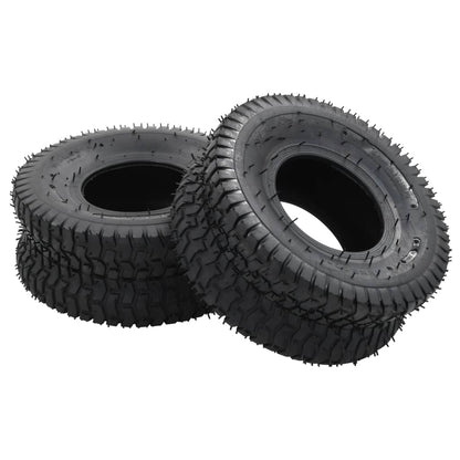 vidaXL Tyre And Inner Tube | Black | Rubber | Heavy Weight Endurance