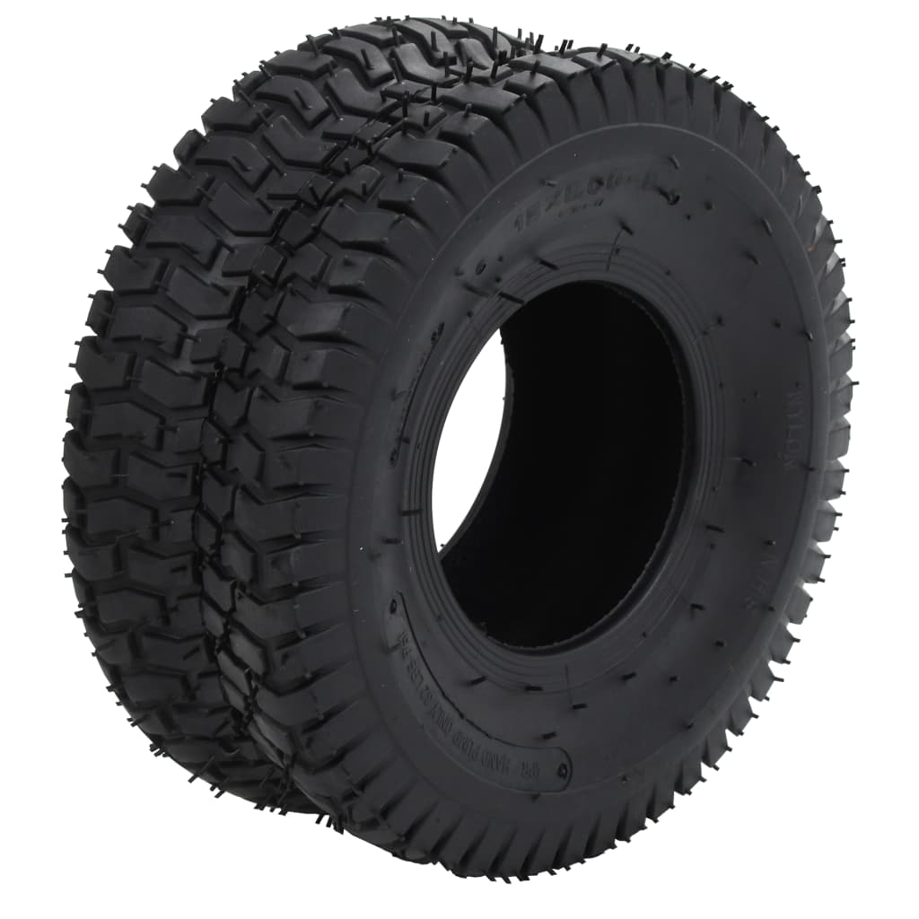 vidaXL Tyre And Inner Tube | Black | Rubber | Heavy Weight Endurance