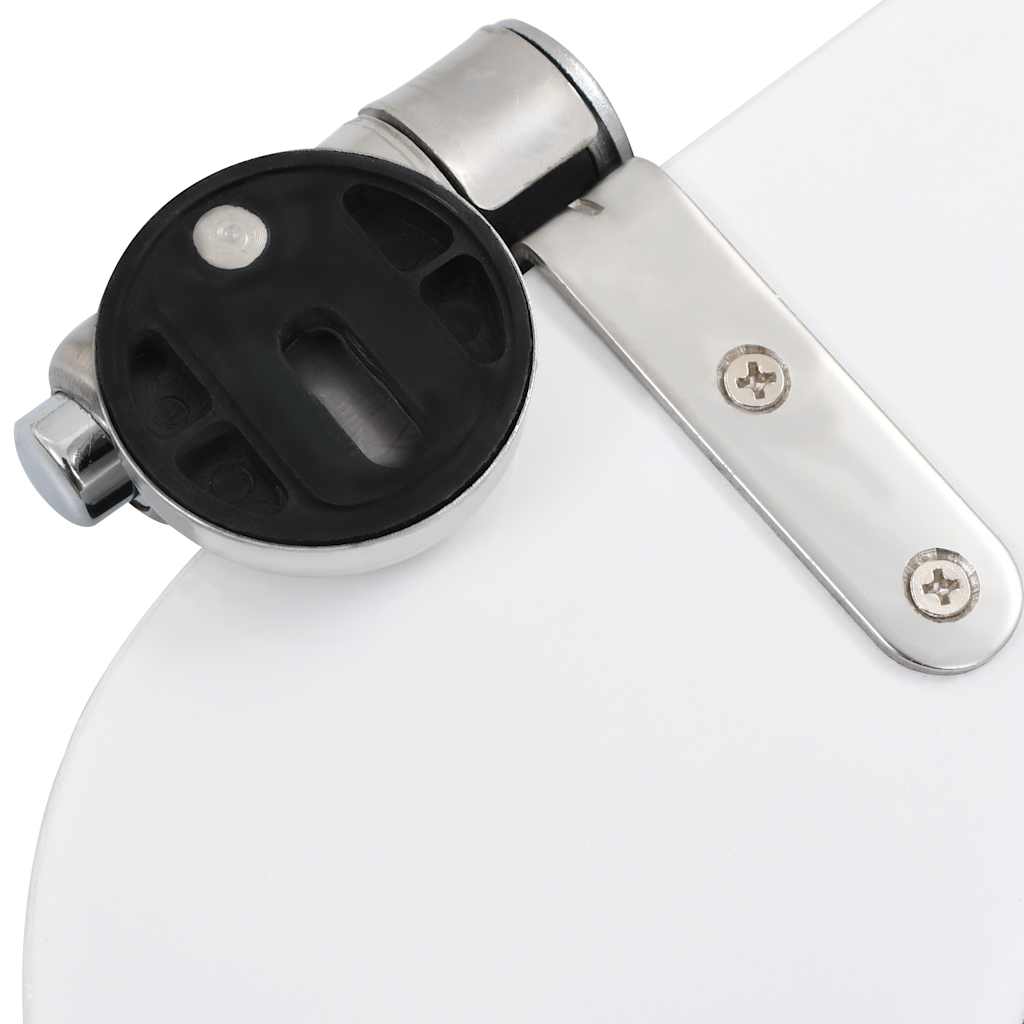 vidaXL WC Toilet Seats 2 pcs with Soft Close Lids MDF Stones Design