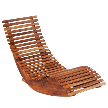 vidaXL Sun Lounger | Set of 2 | Light brown | Acacia wood