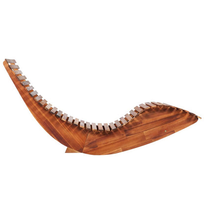 vidaXL Sun Lounger | Set of 2 | Light brown | Acacia wood