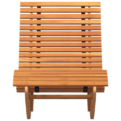 vidaXL Rocking Sun Loungers 2 pcs Acacia Wood