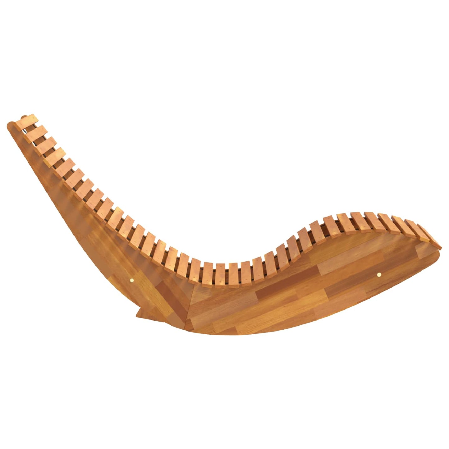 vidaXL Rocking Sun Loungers 2 pcs Acacia Wood