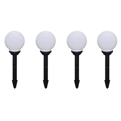 vidaXL Outdoor Pathway Lamps 8 pcs LED 15 cm with Ground Spike