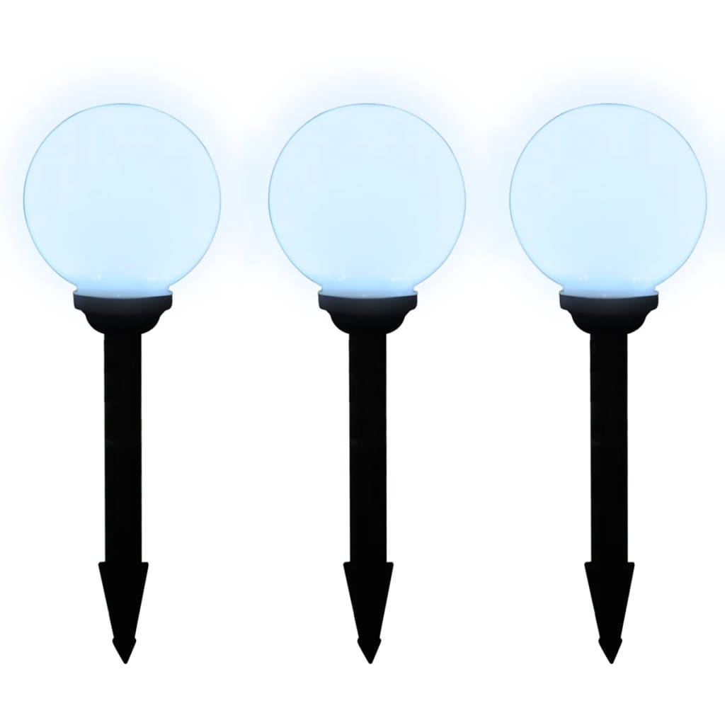 vidaXL Outdoor Pathway Lamps 6 pcs LED 20 cm with Ground Spike
