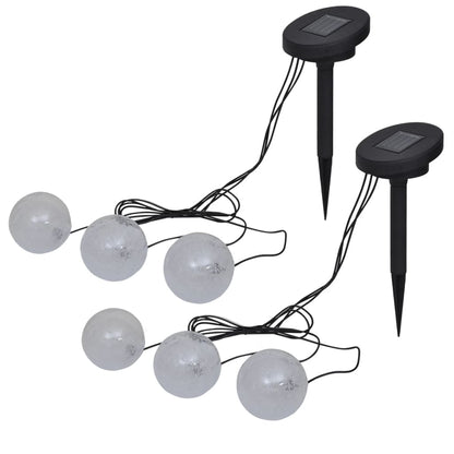 277120 vidaXL Floating Lamps 6 pcs LED for Pond and Pool (2x40869)