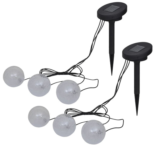 277120 vidaXL Floating Lamps 6 pcs LED for Pond and Pool (2x40869)