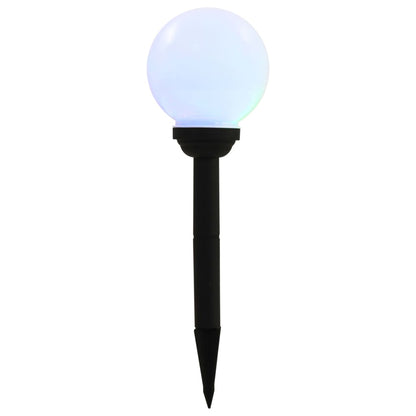 vidaXL Outdoor Solar Lamps 8 pcs LED Spherical 15 cm RGB