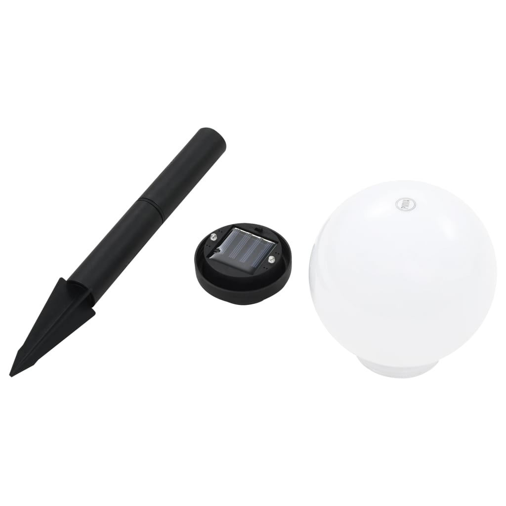 vidaXL Outdoor Solar Lamps 8 pcs LED Spherical 15 cm RGB