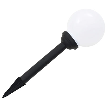 vidaXL Outdoor Solar Lamps 8 pcs LED Spherical 15 cm RGB
