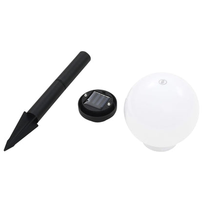 vidaXL Outdoor Solar Lamps 6 pcs LED Spherical 20 cm RGB