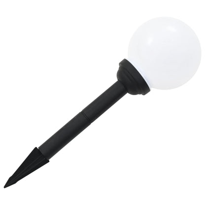 vidaXL Outdoor Solar Lamps 6 pcs LED Spherical 20 cm RGB