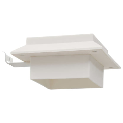 vidaXL Outdoor Solar Lamps 12 pcs LED Square 12 cm White