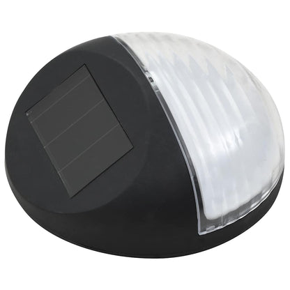 vidaXL Solar Lamp | Set of 24 | Black | Polypropylene | Compact | Solar Lamp