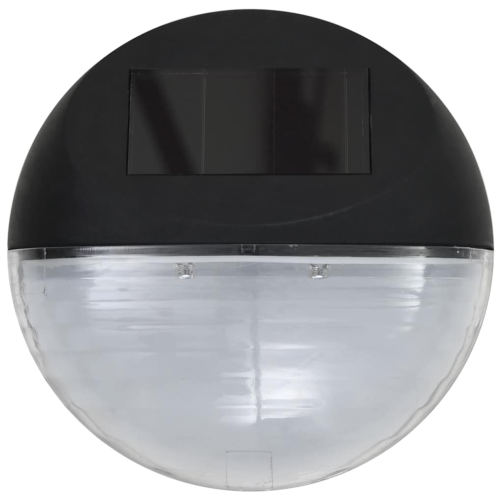 vidaXL Solar Lamp | Set of 24 | Black | Polypropylene | Compact | Solar Lamp