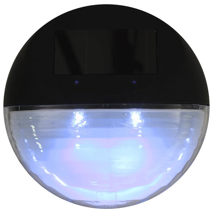 vidaXL Solar Lamp | Set of 24 | Black | Polypropylene | Compact | Solar Lamp