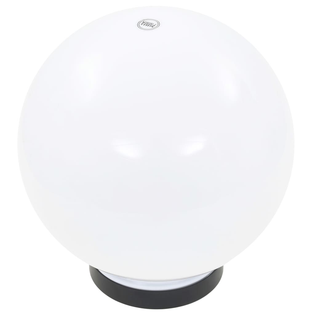 vidaXL LED Bowl Lamps 4 pcs Spherical 20 cm PMMA
