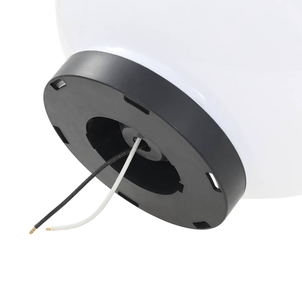 vidaXL LED Bowl Lamps 4 pcs Spherical 25 cm PMMA