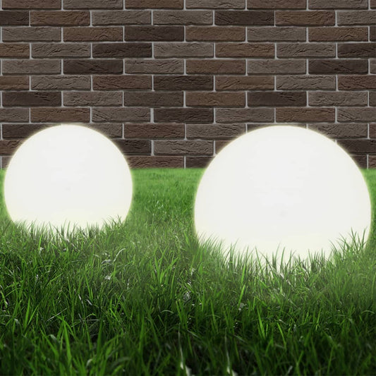 vidaXL LED Bowl Lamps 4 pcs Spherical 30 cm PMMA