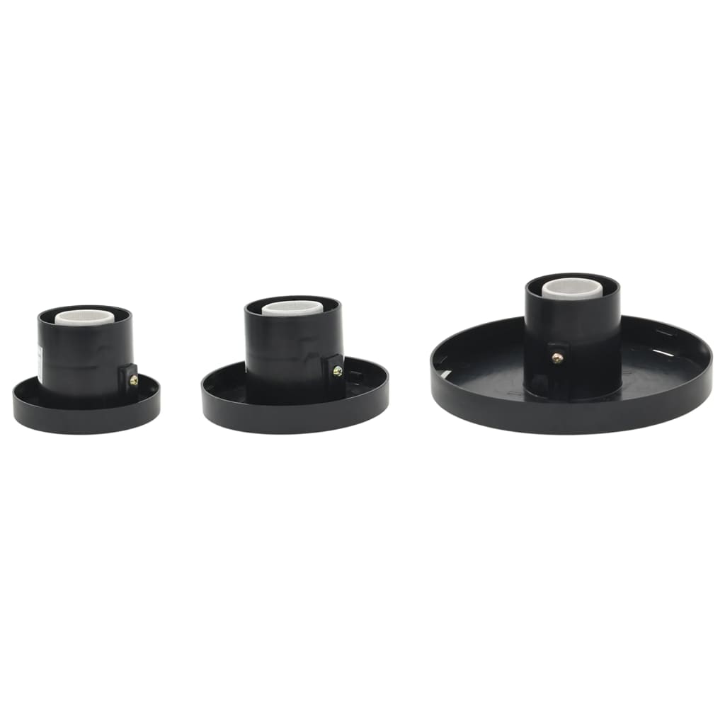 vidaXL 6 Piece LED Bowl Lamp Set Spherical 20/30/40 cm PMMA