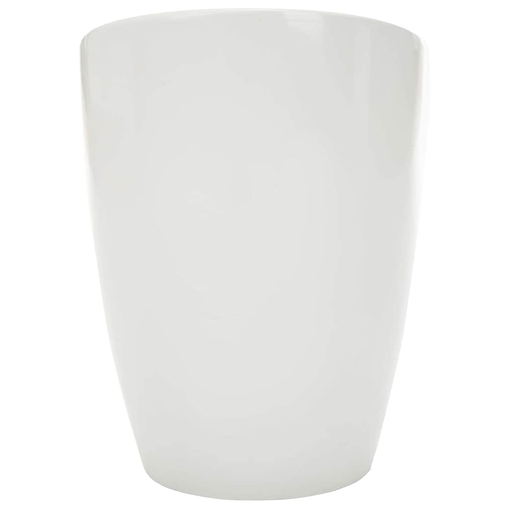 vidaXL Storage Stool White and Red Faux Leather