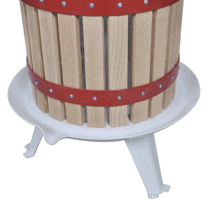 vidaXL 2 Piece Fruit & Wine Press and Crusher Set