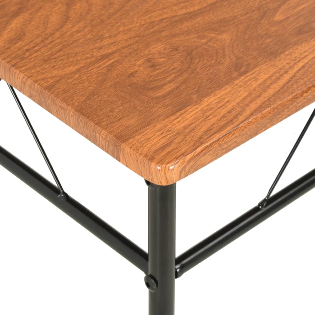 vidaXL Dining Chairs 6 pcs Brown MDF