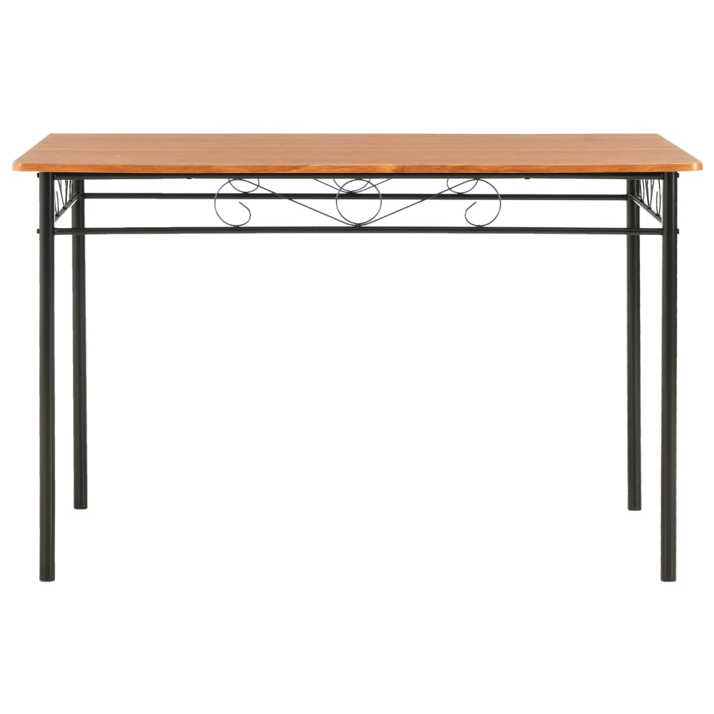 vidaXL Dining Table Brown 120x70x75 cm MDF