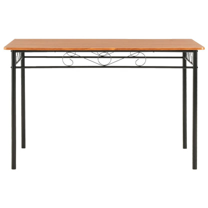 vidaXL Dining Table Brown 120x70x75 cm MDF