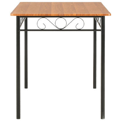 vidaXL Dining Table Brown 120x70x75 cm MDF