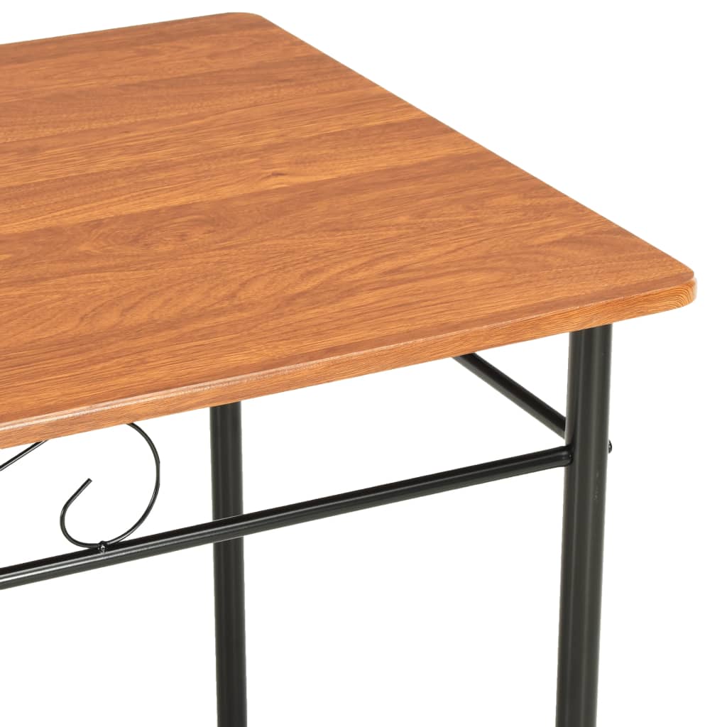 vidaXL Dining Table Brown 120x70x75 cm MDF