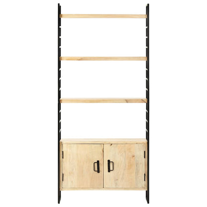 vidaXL 4-Tier Bookcase 80x30x180 cm Solid Mango Wood