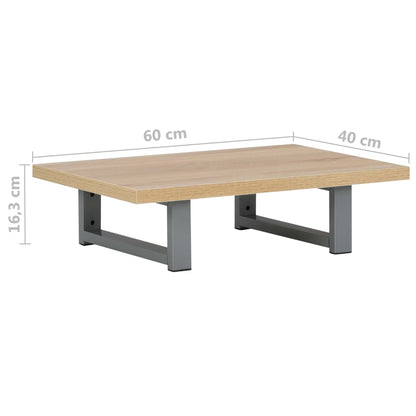 vidaXL Bathroom Wall Shelf for Basin Oak 60x40x16.3 cm