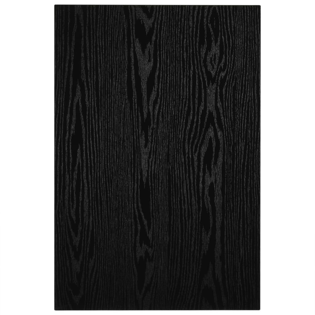 vidaXL Bathroom Wall Shelf for Basin Black 60x40x16.3 cm