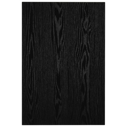 vidaXL Bathroom Wall Shelf for Basin Black 60x40x16.3 cm
