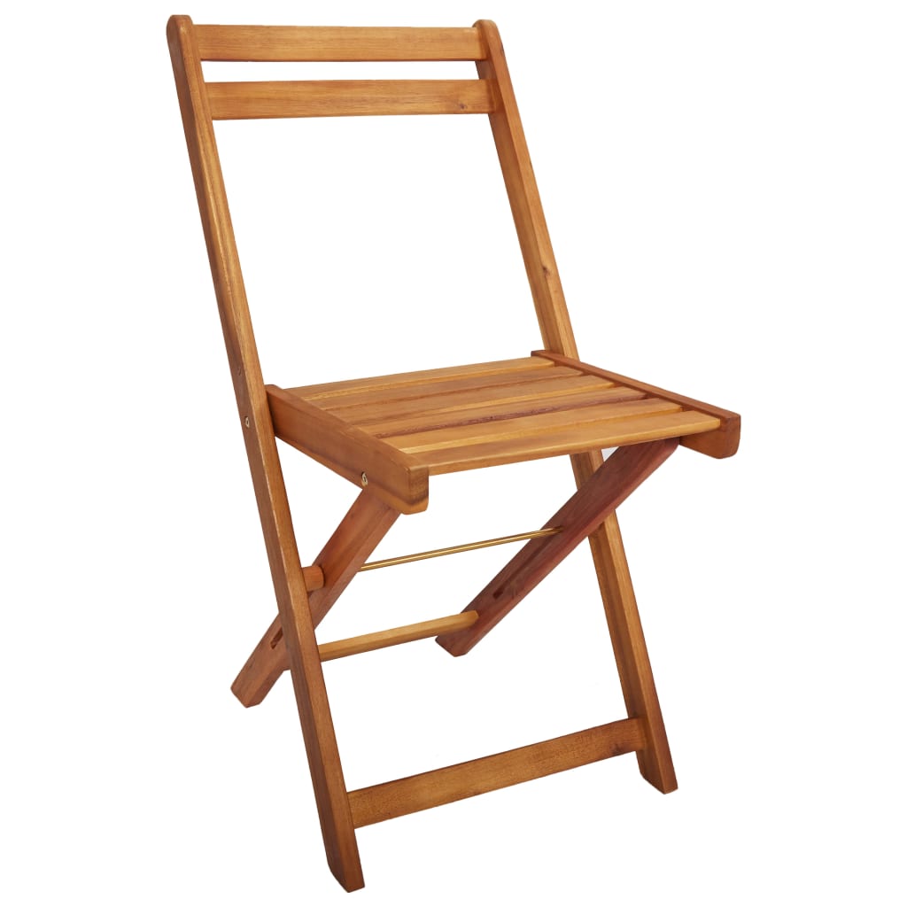 vidaXL Garden Planter Table With Chair | Brown | Solid acacia wood | Medium