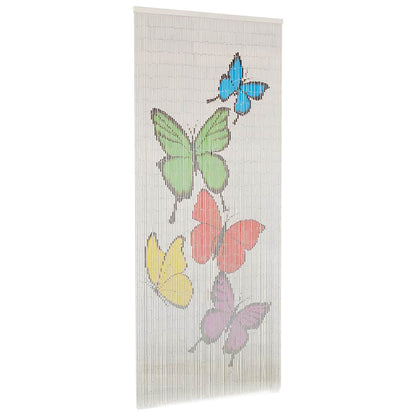 vidaXL Insect Door Curtain Bamboo 90x200 cm