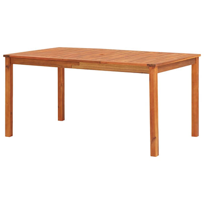 45962 vidaXL Garden Table 150x90x74 cm Solid Acacia Wood
