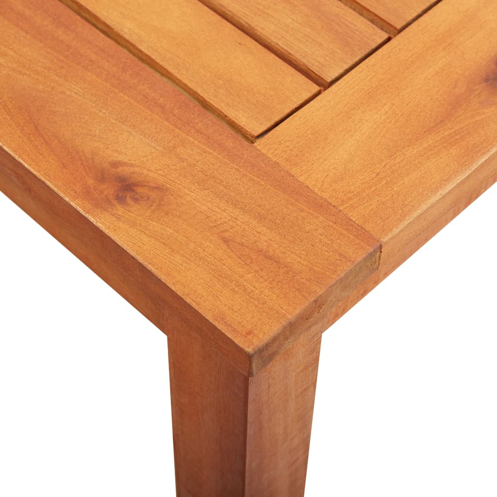 vidaXL Garden Table 150x90x74 cm Solid Acacia Wood