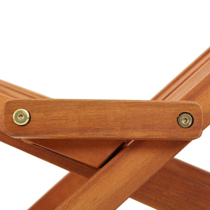 vidaXL Folding Outdoor Lounge Chairs 2 pcs Solid Acacia Wood