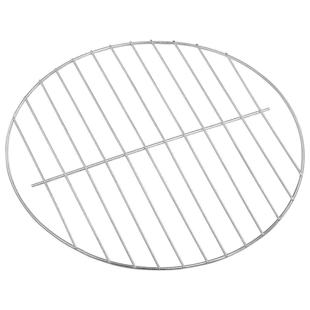 vidaXL Portable XXL Charcoal Kettle BBQ Grill with Wheels 44 cm